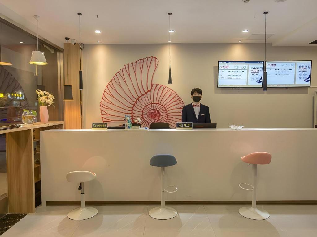 Shell Hotel Zaozhuang Xinchang Road Bada Market Kültér fotó